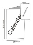 calendar de birou triptic vertical